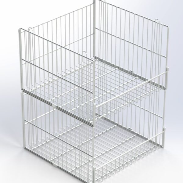 Cesta Apilable 600x600x400 - Imagen 3