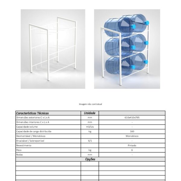 Soporte para 6 Garrafones - Imagen 2