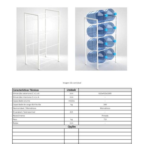 Soporte para 8 Garrafones - Imagen 2