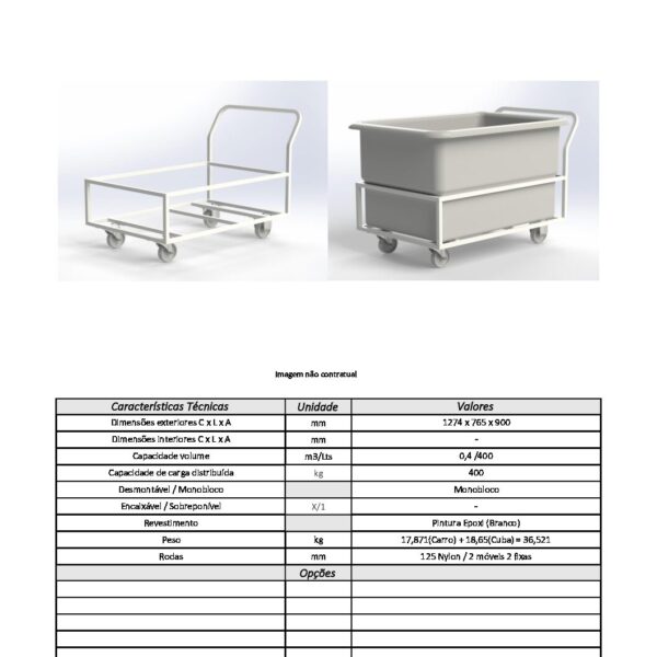 Carro cuba 100L/250L/400L - Imagen 4