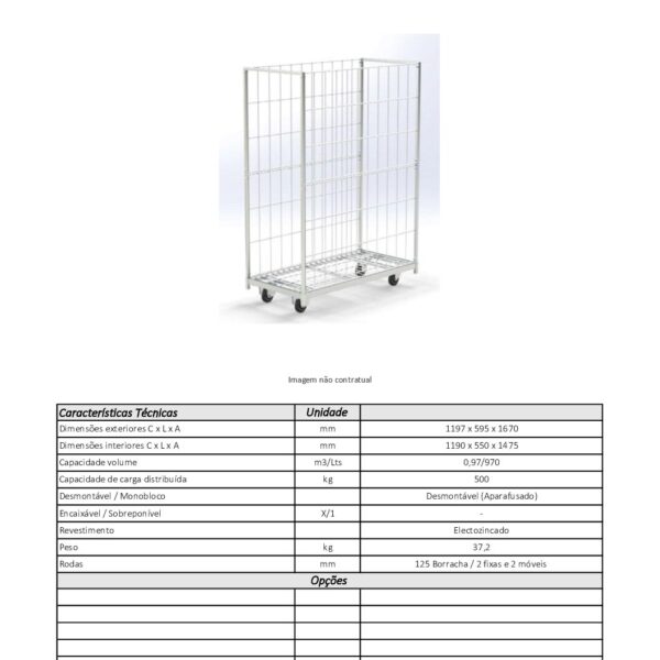 Roll Container 2 Laterales 1200x600/800/1000 - Imagen 2