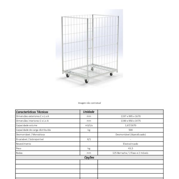 Roll Container 2 Laterales 1200x600/800/1000 - Imagen 6