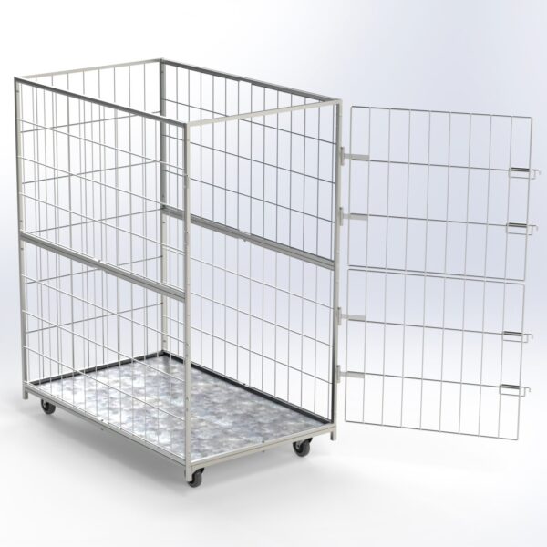 Contenedor rodante 1600x1000x2000 - Imagen 3