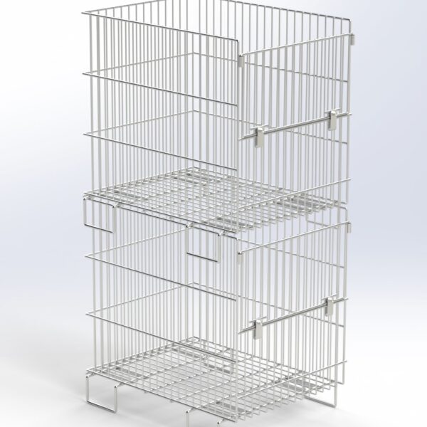 Contenedor con media puerta 600x800x800 - Imagen 3