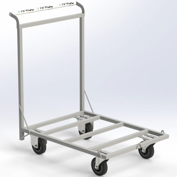 Carro para Caja Plástica 800x600x220 - Imagen 3