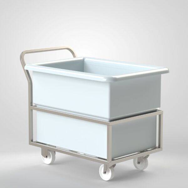 Carro Cuba 100L/250L/400L Inox