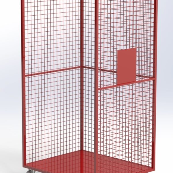 Roll Container 1200x1000x2200 3 Lados
