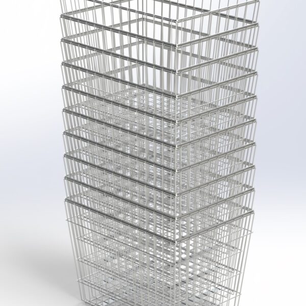 Cesta de Alambre 700x500x500 - Imagen 4